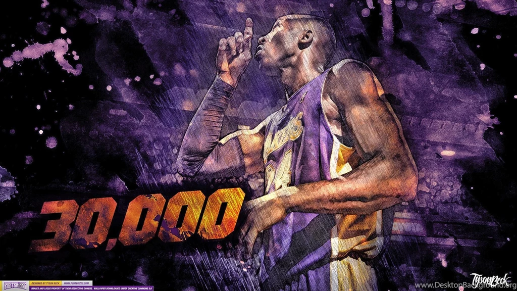 Kobe Bryant '30,000' (WALLPAPER)
