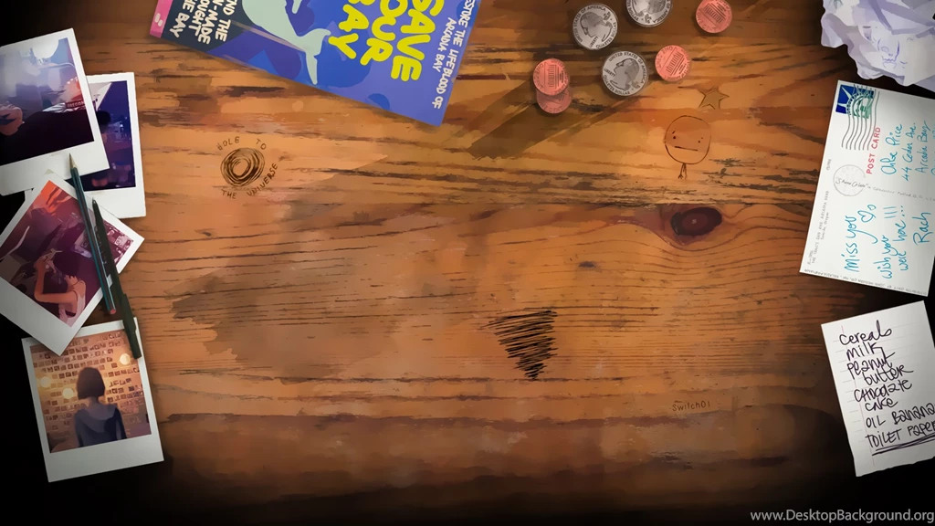 Life Is Strange Wooden Desk Wallpapers [1920x1080] : Lifeisstrange