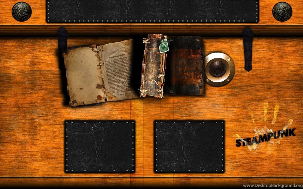 Steampunk Desk Old Books By Inception8 On DeviantArt