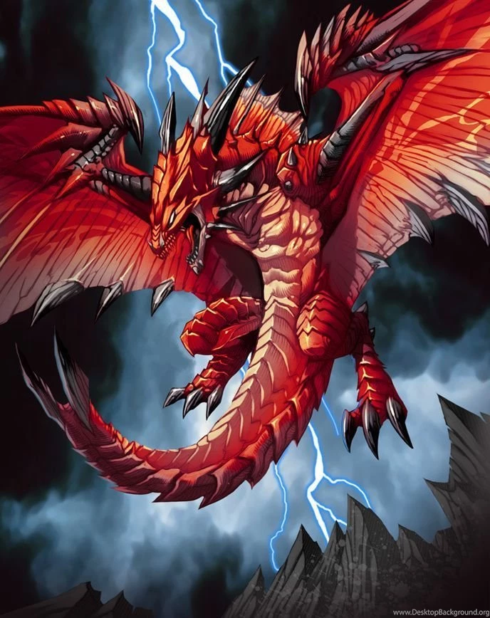 Red Dragon Wallpapers 688x868px