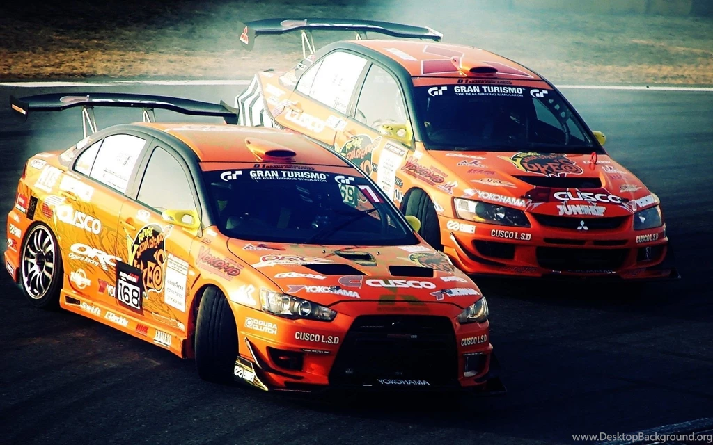 Mitsubishi Lancer Evolution Cars Drifting Wallpapers