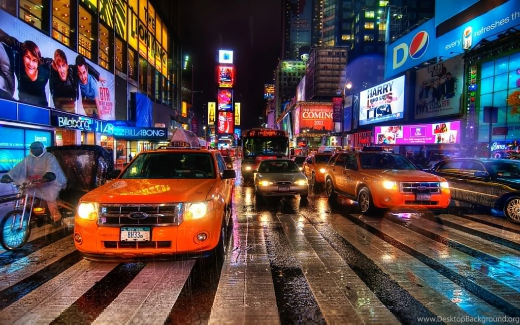 Cityscapes Streets Traffic New York City Times Square Ny Wallpapers ...