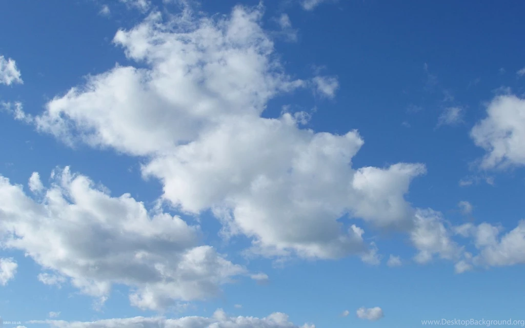 Fluffy White Clouds Desktop Wallpapers