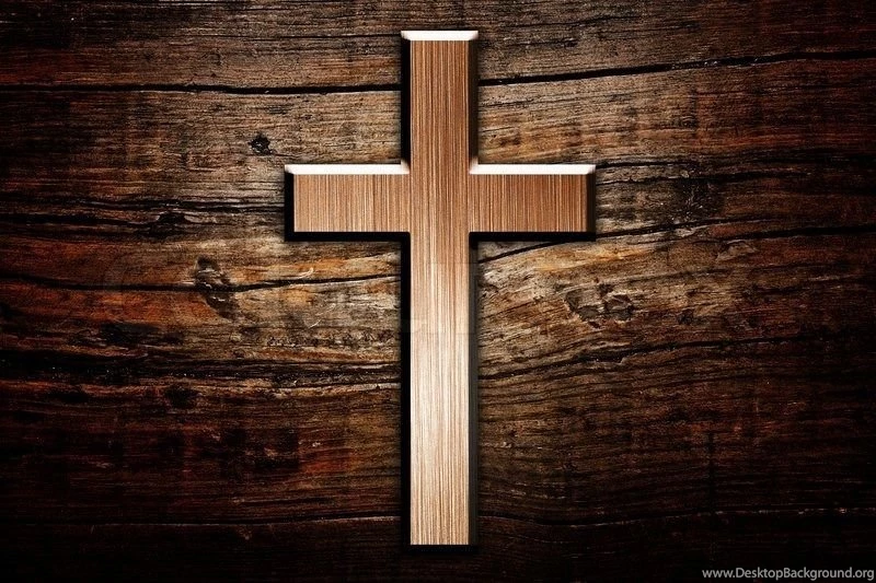 Cross On Wood Backgrounds