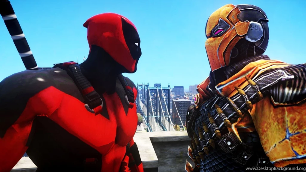 Deadpool And Deathstroke Comic   Free Wallpapers Page