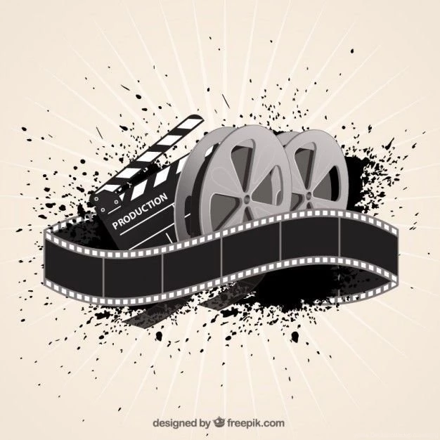 Movie Film Backgrounds In Abstract Style Vector