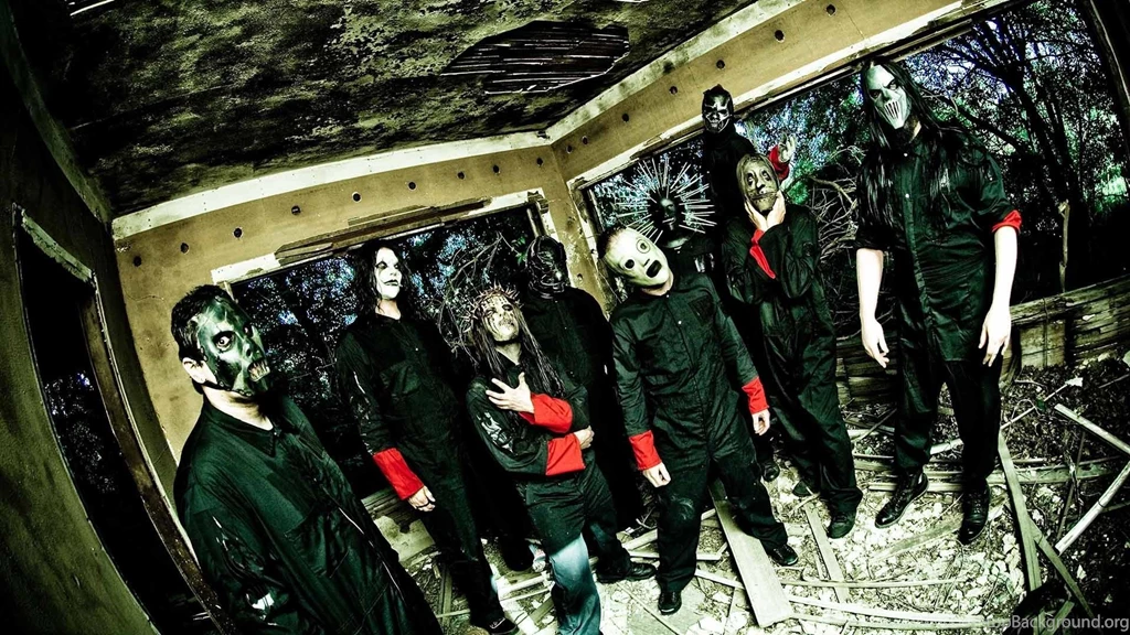 Download Wallpapers 1920x1080 Slipknot, Masks, Image, Roof, Room ...