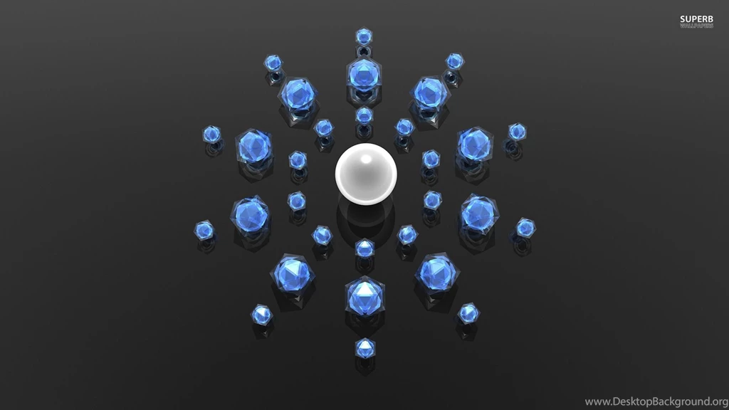 Blue Diamonds Wallpapers Abstract Wallpapers