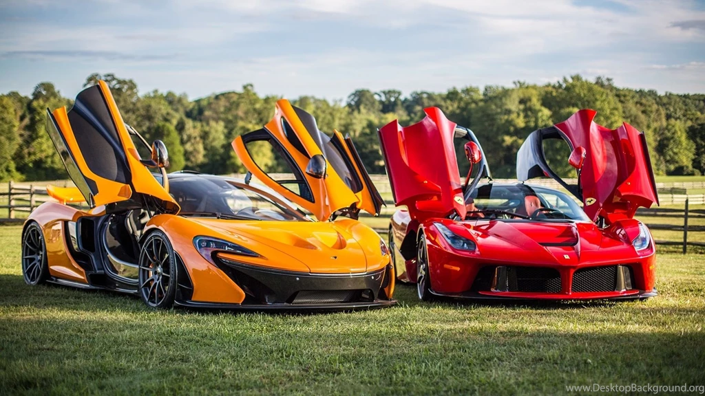 Download Wallpapers 1920x1080 Mclaren, P1, Ferrari, Laferrari Full ...
