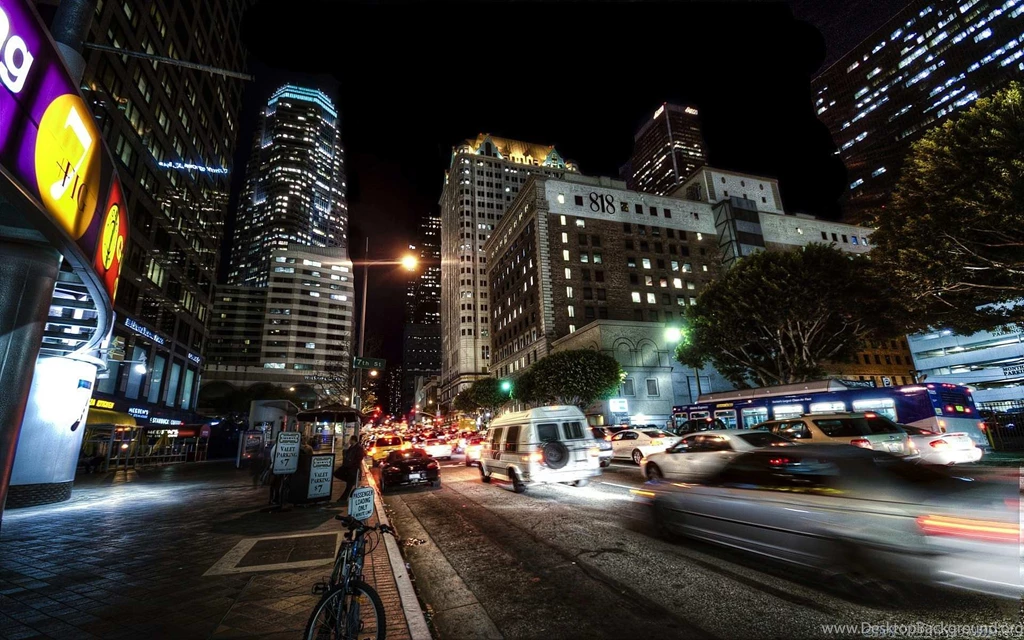 Twilight Los Angeles. Widescreen Backgrounds Cities In The World ...