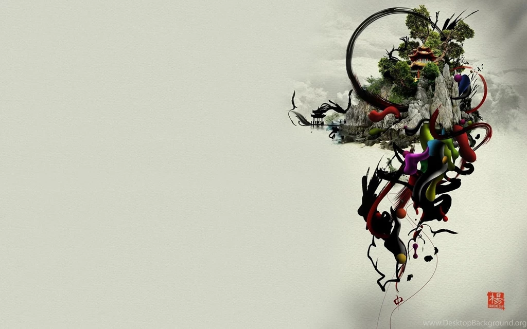 Wallpapers Abstraction, Japanese, Motifs, Pattern, Fragments