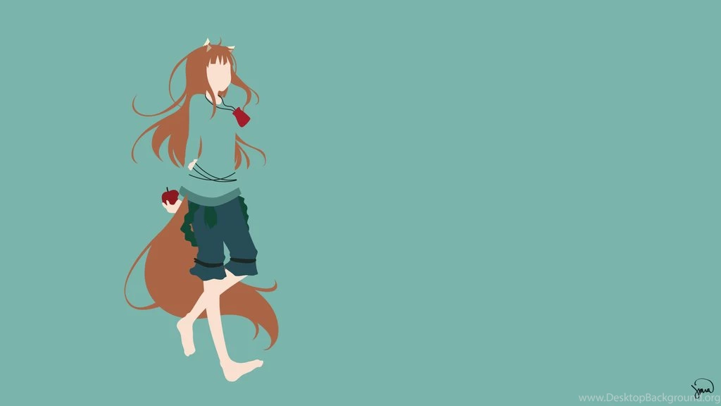 Holo (Spice And Wolf) Minimalist Wallpapers By Greenmapple17 On ...