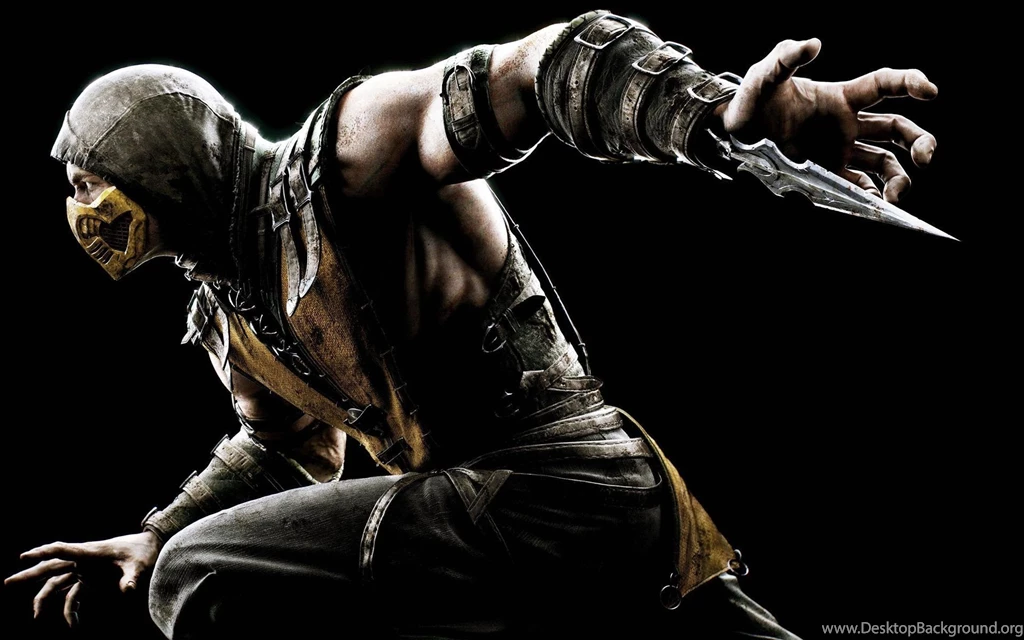 Scorpio Mortal Kombat X 3D Games Wallpapers Fre