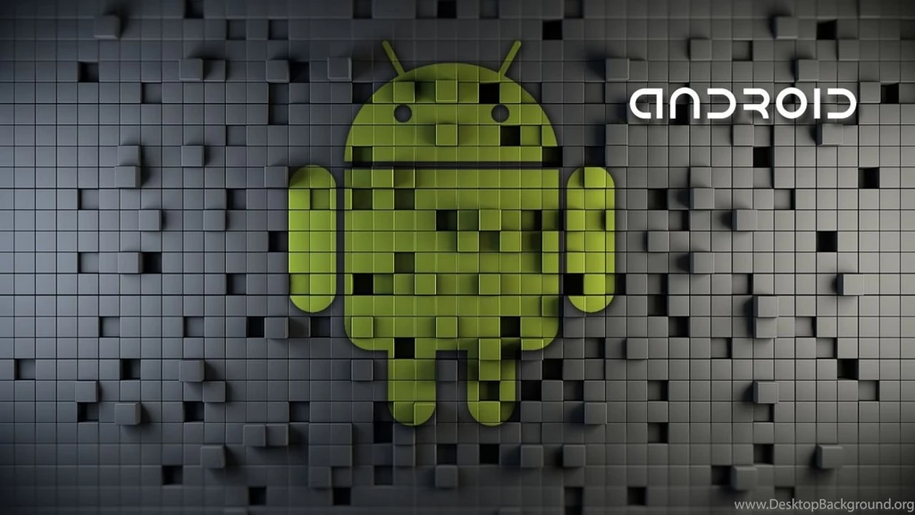 Download Wallpapers 1280x720 Android, Green, Blue, Mosaic HDTV 720p ...