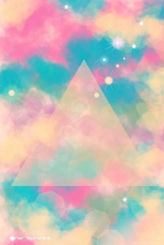 Dark Galaxy With Triangle Wallpap