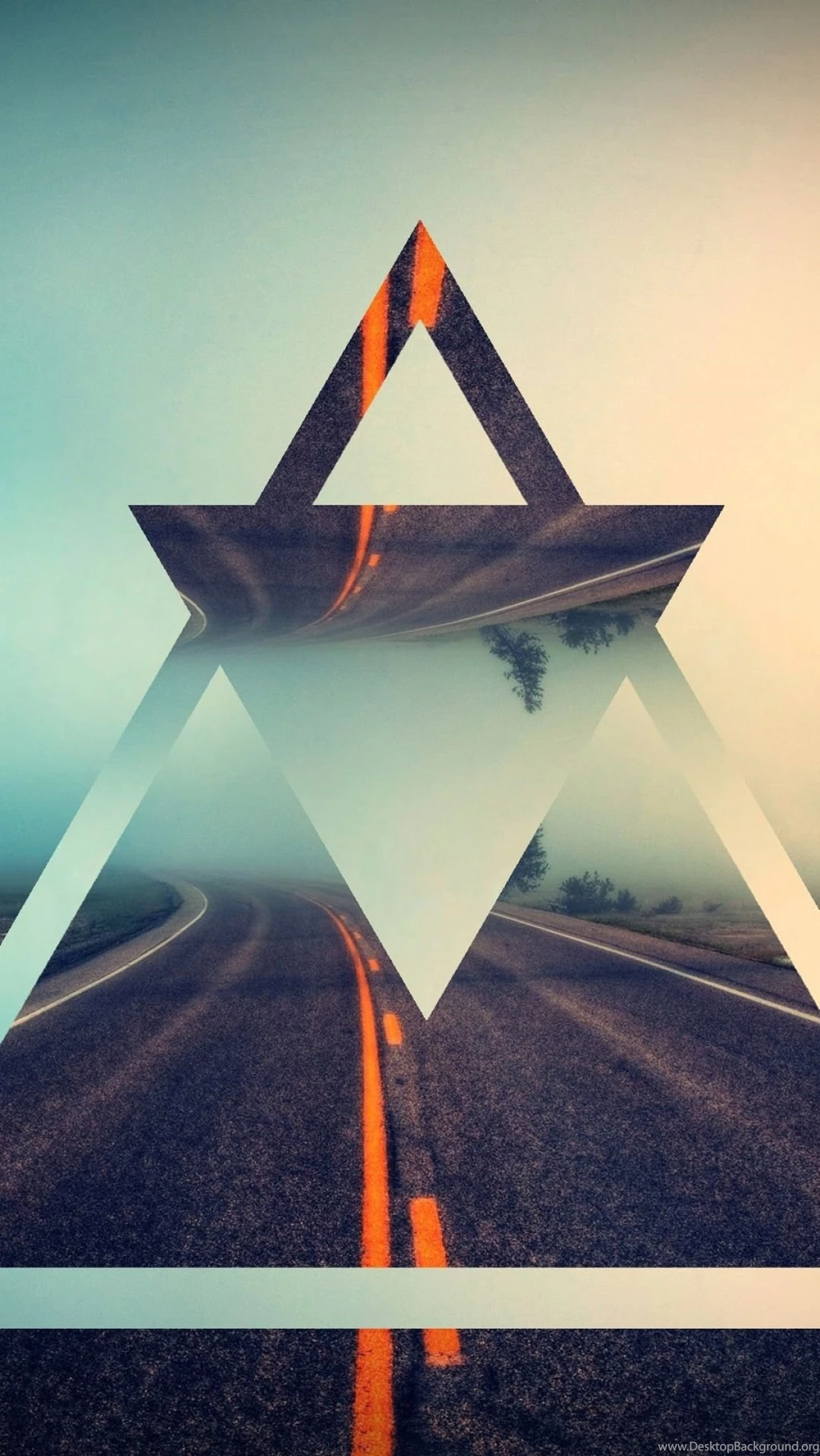 Download Wallpapers 1080x1920 Triangle, Shape, Background, Bright ...