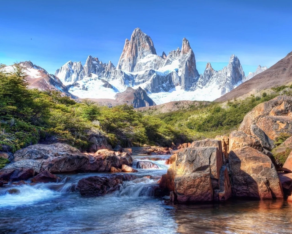 1280x1024 Mountain River Patagonia Wallpapers