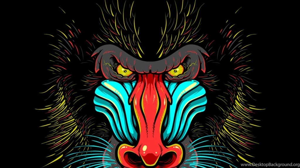 Download Wallpapers 1920x1080 Rage, Face, Gorilla, Art Full HD ...