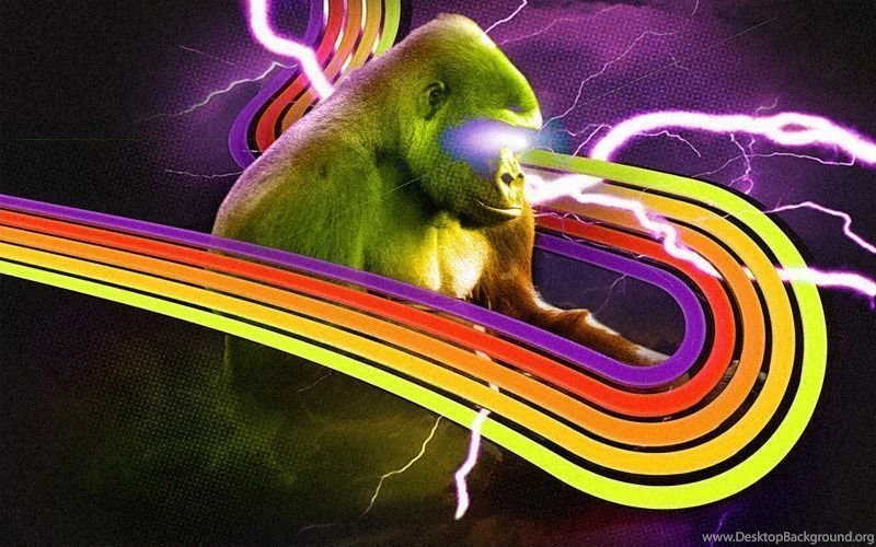 Retro Gorilla Wallpapers By Skythlee On DeviantArt