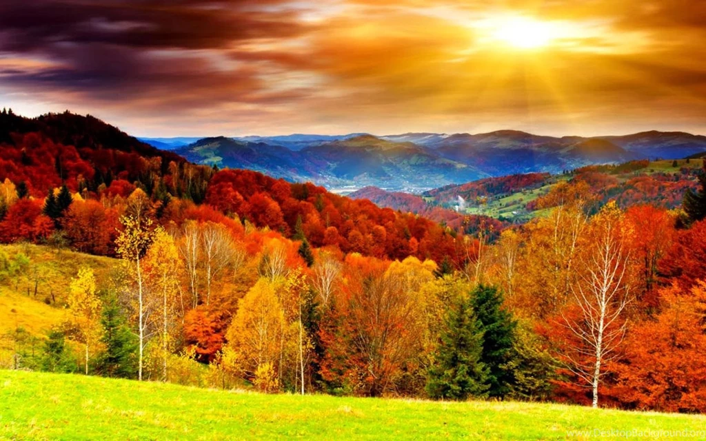 Wallpaper: Autumn Scenery Desktop Wallpapers