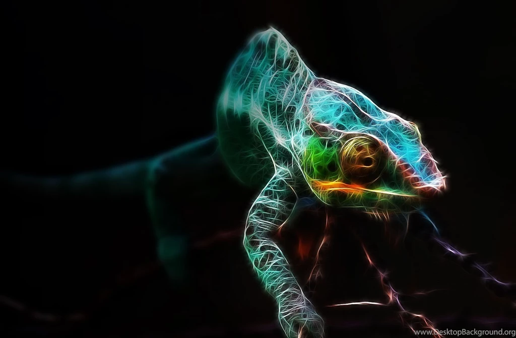 Panther Chameleon Wallpaper.