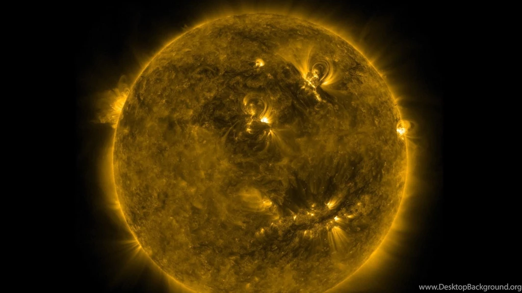 Download Wallpapers 2560x1440 Sun, Energy, Light, Radiation, Space ...