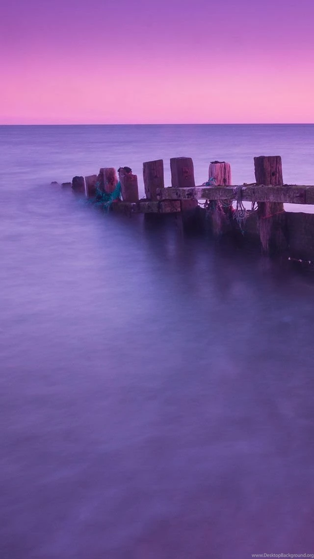 Purple Sea iPhone 5s Wallpapers Download