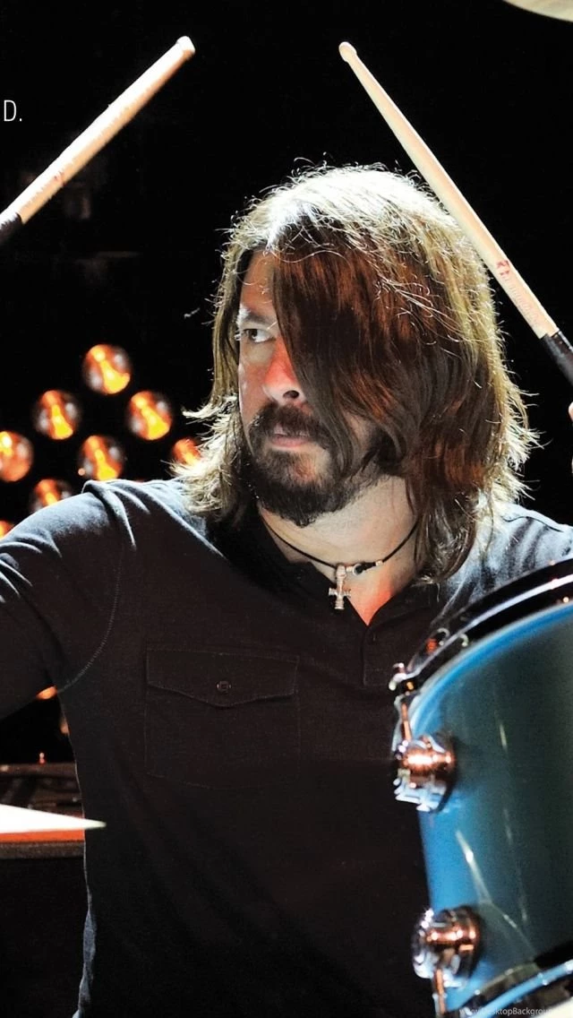 Download Wallpapers 640x1136 Foo Fighters, Drum, Member, Game, Look ...