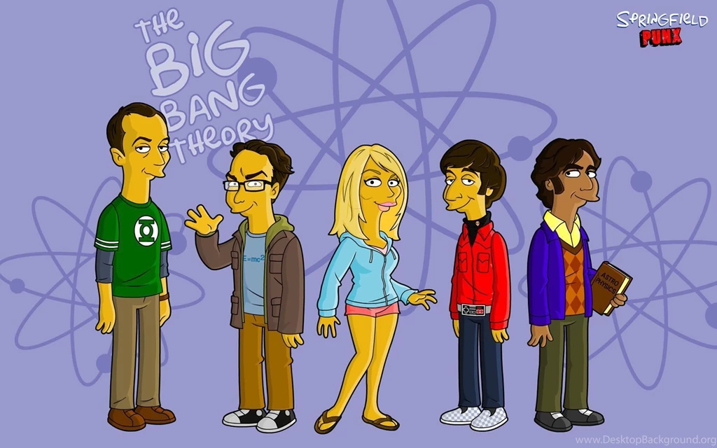 Springfield Punx: The Big Bang Theory Wallpaper!