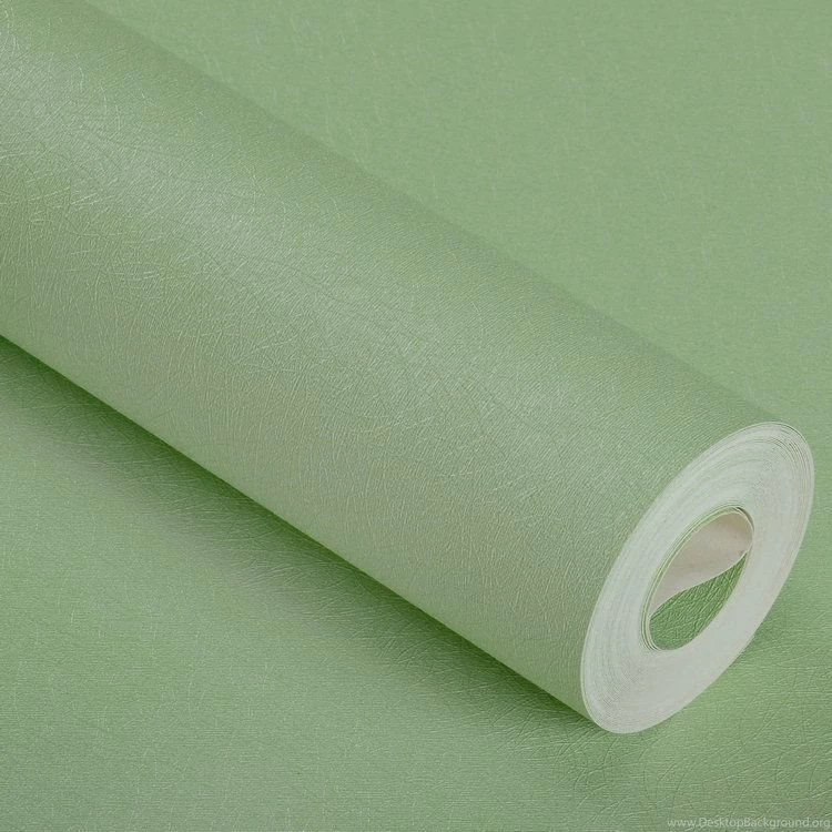 Blue Wallpapers Solid Color Embossed PVC Waterproof Silk Wallpapers ...