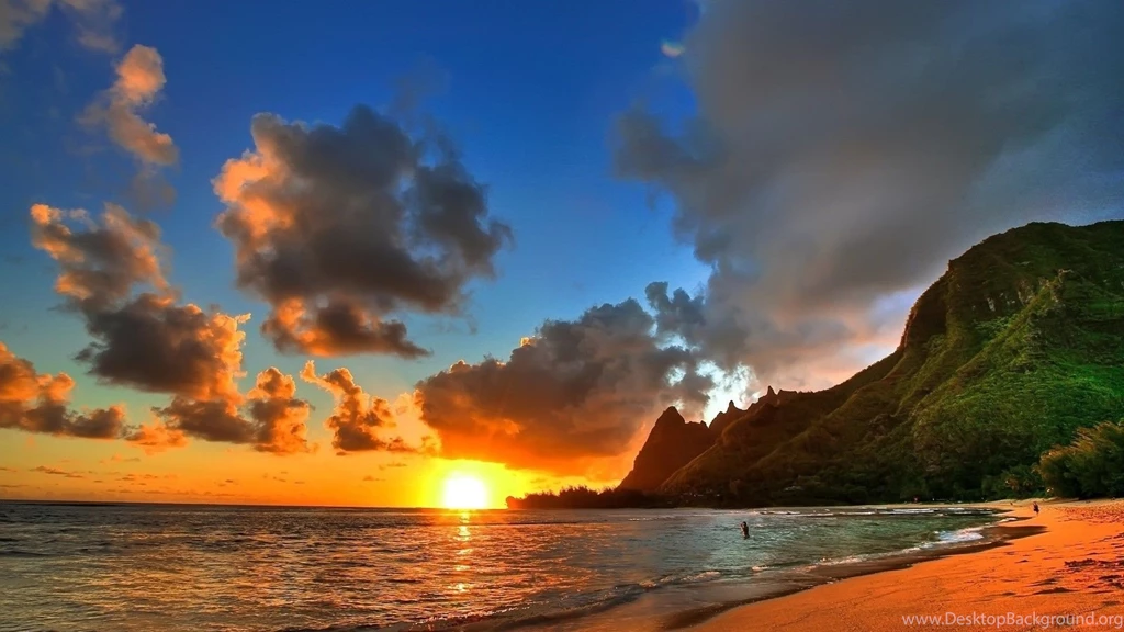Beautiful Beach Sunset HD Wallpapers.
