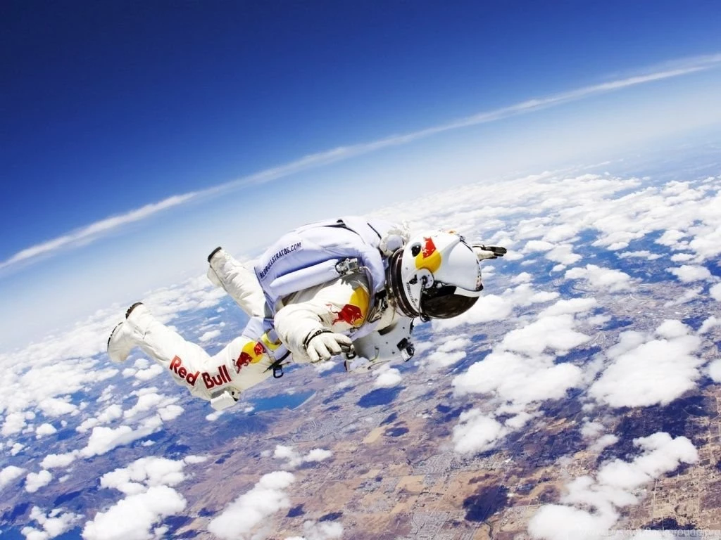 Red Bull Skydiver HD Desktop Wallpapers : Widescreen : High ...