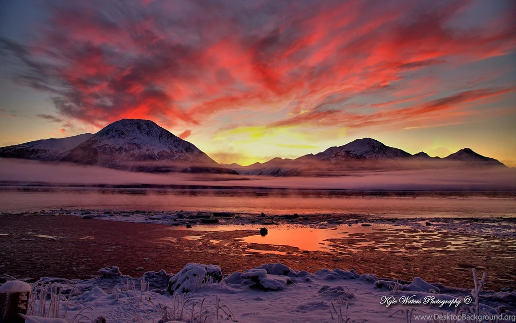 Twilight Cook Inlet Alaska Wallpapers