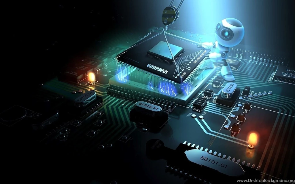 Built By 3D Robot Windows 8 HD Desktop Wallpapers