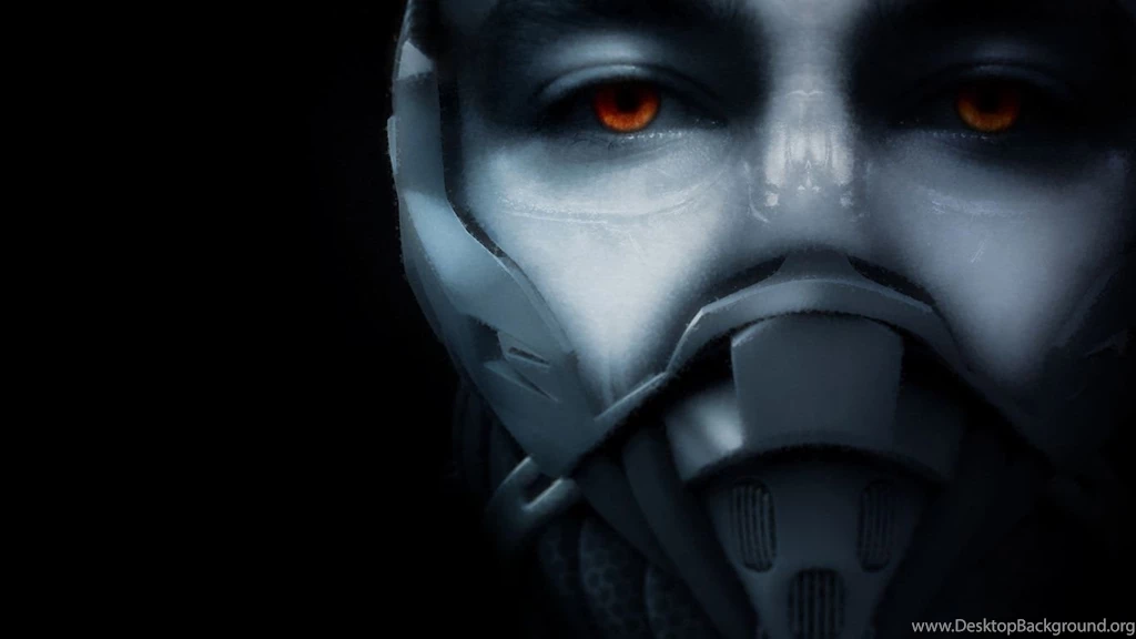 1366x768 Eyes, Face, Cyborg, Mask, Crysis Wallpapers And Pictures 1536