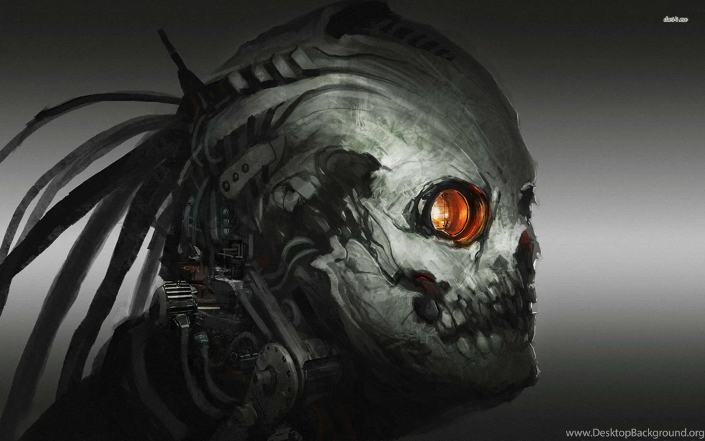 Cyborg Skull Wallpapers   Digital Art Wallpapers