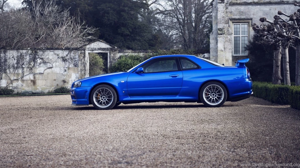 Cars Parking Rims Blue Cars Nissan Skyline GT R R34 Wallpapers ...