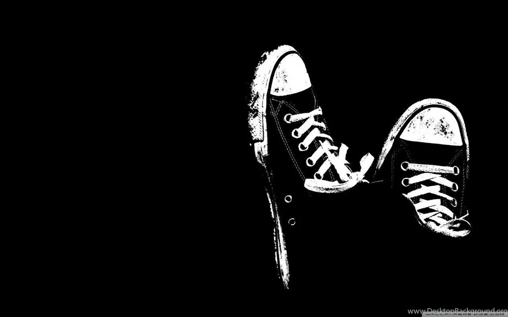 Sneakers Black And White HD Desktop Wallpapers : High Definition ...