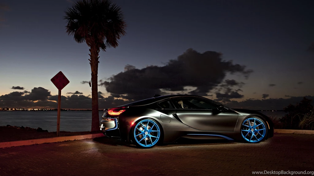Download Wallpapers 3840x2160 Bmw I8, Night, Side View 4K Ultra HD ...