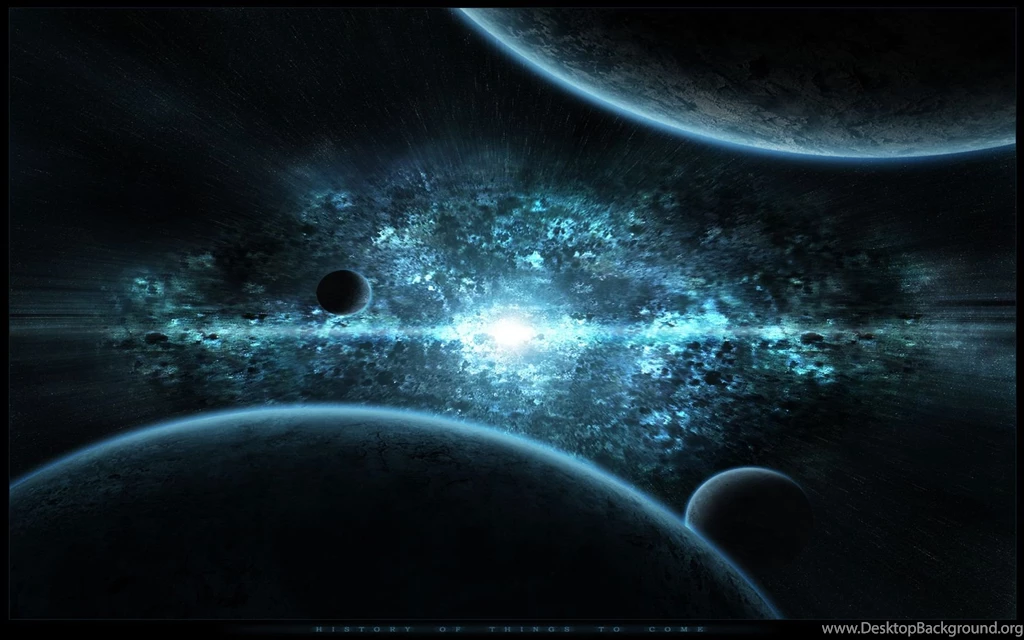 Blue Outer Space Planets Awesome