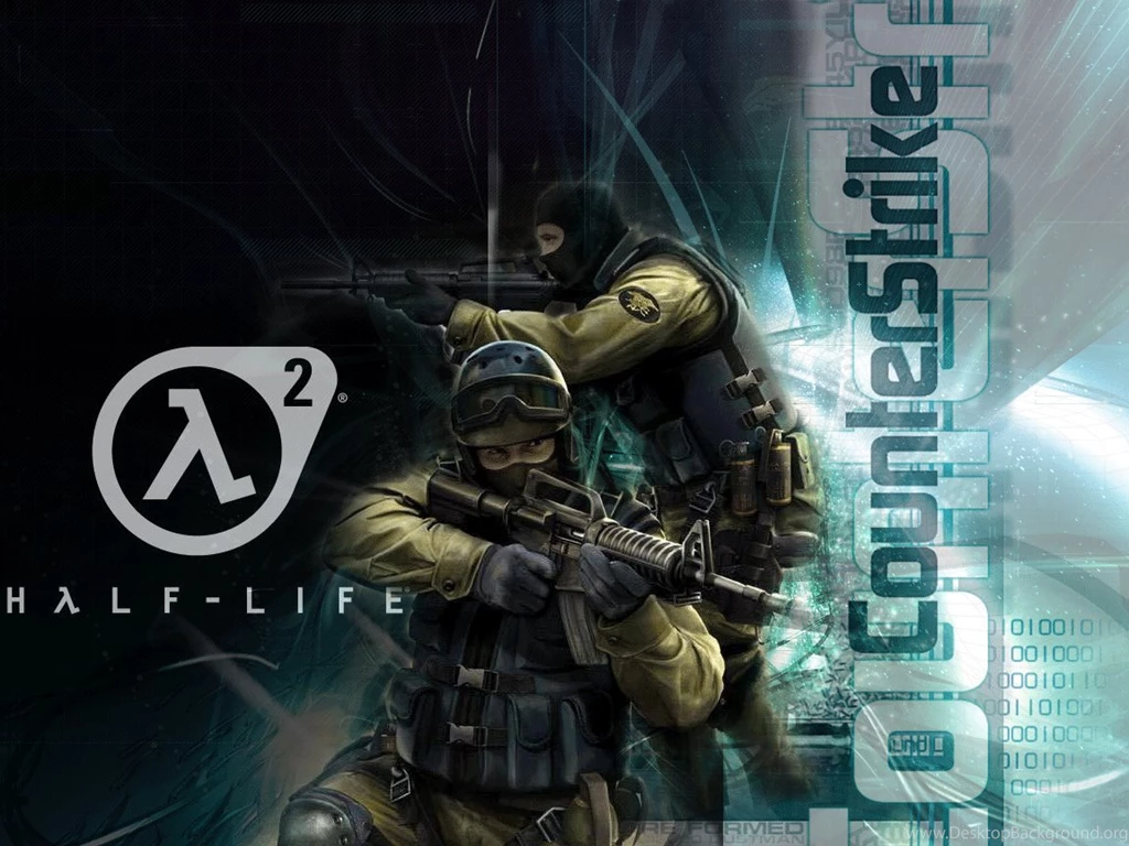 Counter Strike Source Logo Wallpaper.