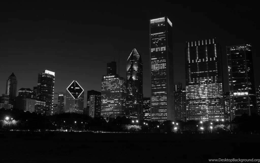 City Skyline At Night Wallpapers