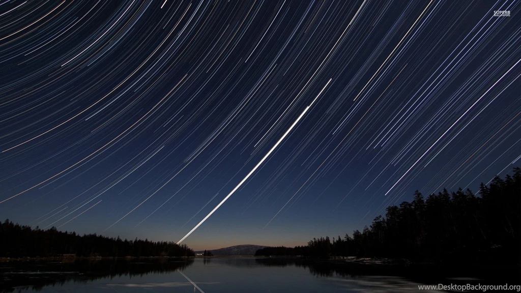 Movement Of The Stars In The Sky Wallpapers Nature Wallpapers ...
