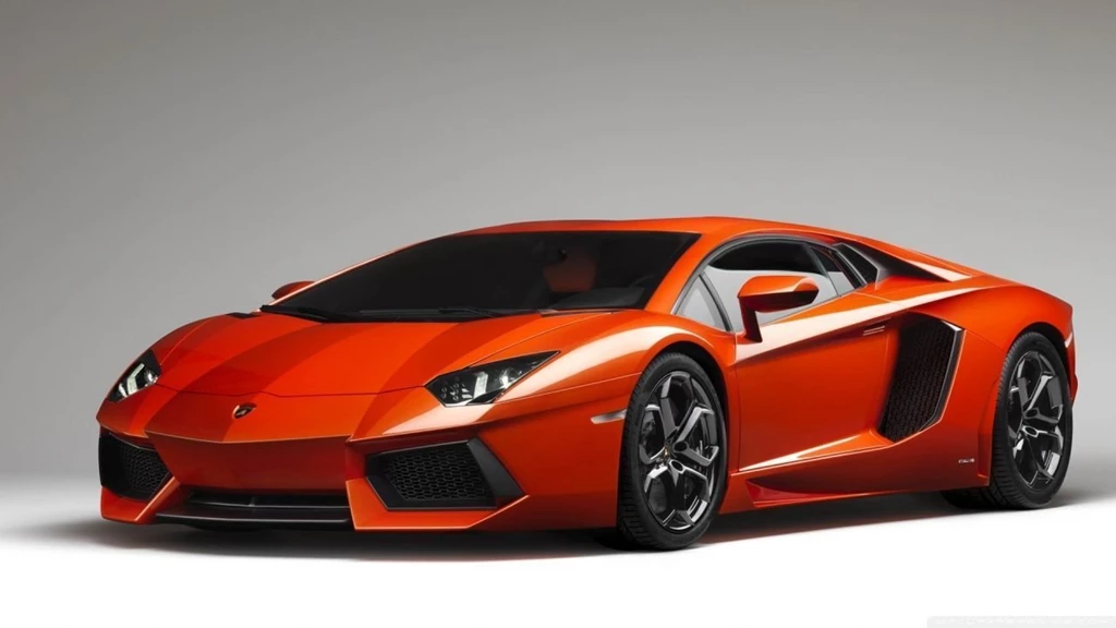 Orange Lamborghini Aventador HD Desktop Wallpapers : Widescreen ...