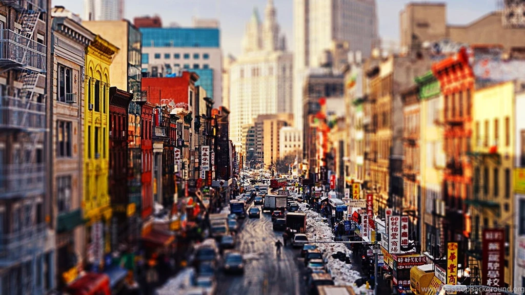 Download Wallpapers 1920x1080 City, Road, Cars, People, Houses ...