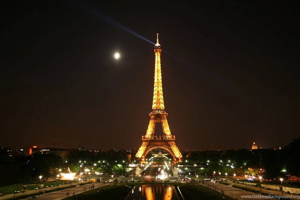 Eiffel Tower Night Free Hd Wallpapers