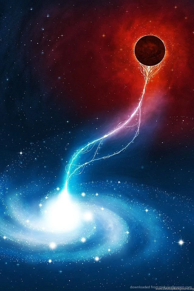 Download Space Black Hole Wallpapers For iPhone 4
