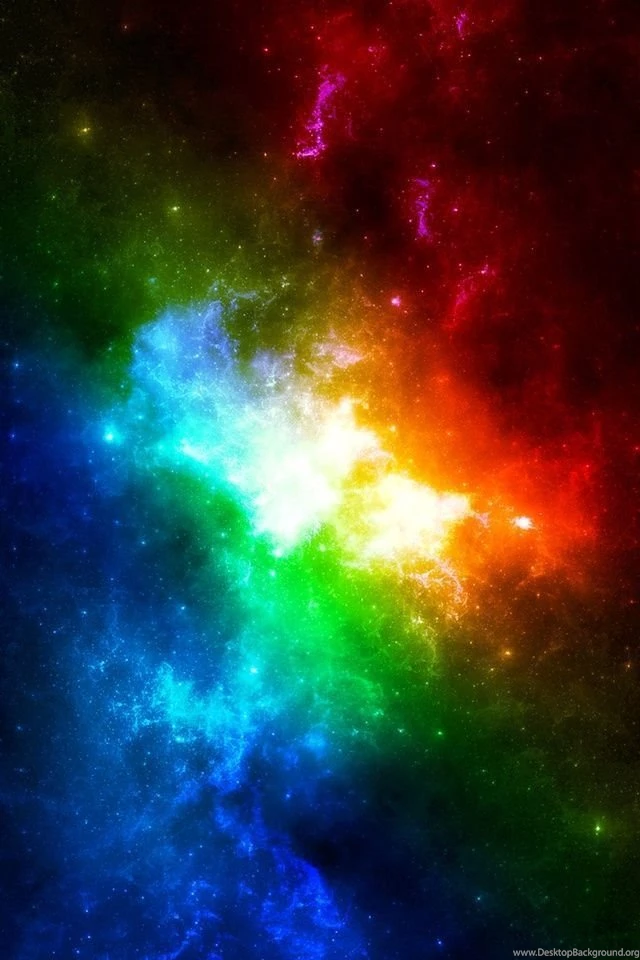 Abstract Colors In Space iPhone Wallpapers