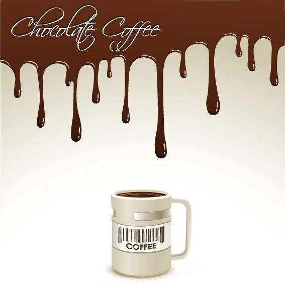 Creative Coffee Art Backgrounds Vector 05 Vector Backgrounds ...