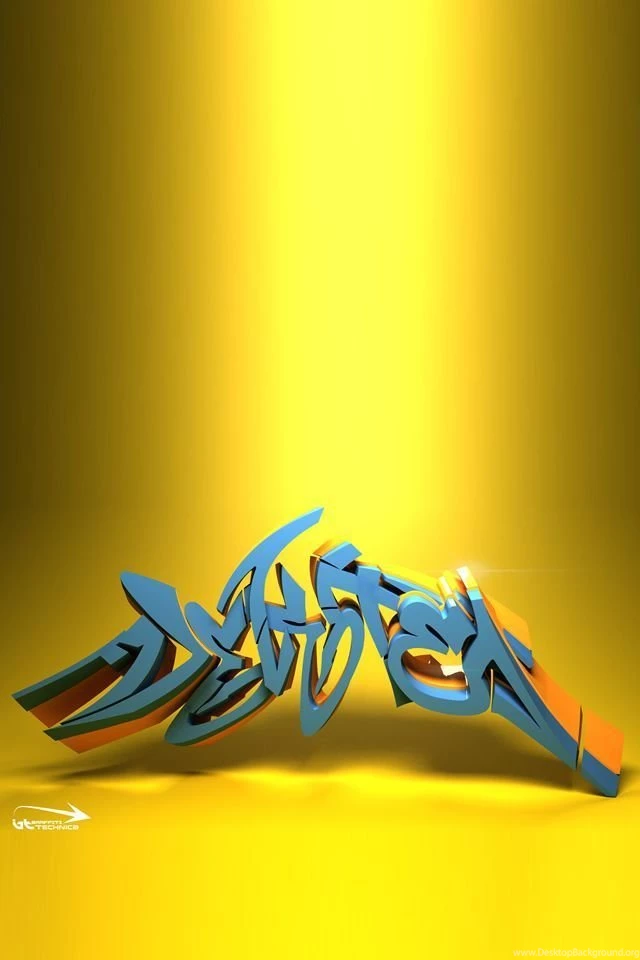 DeviantArt: More Like 3D Graffiti Wallpapers HD No1 By AribFX